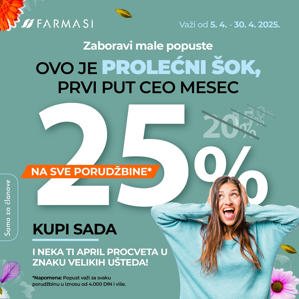 25% NA SVE